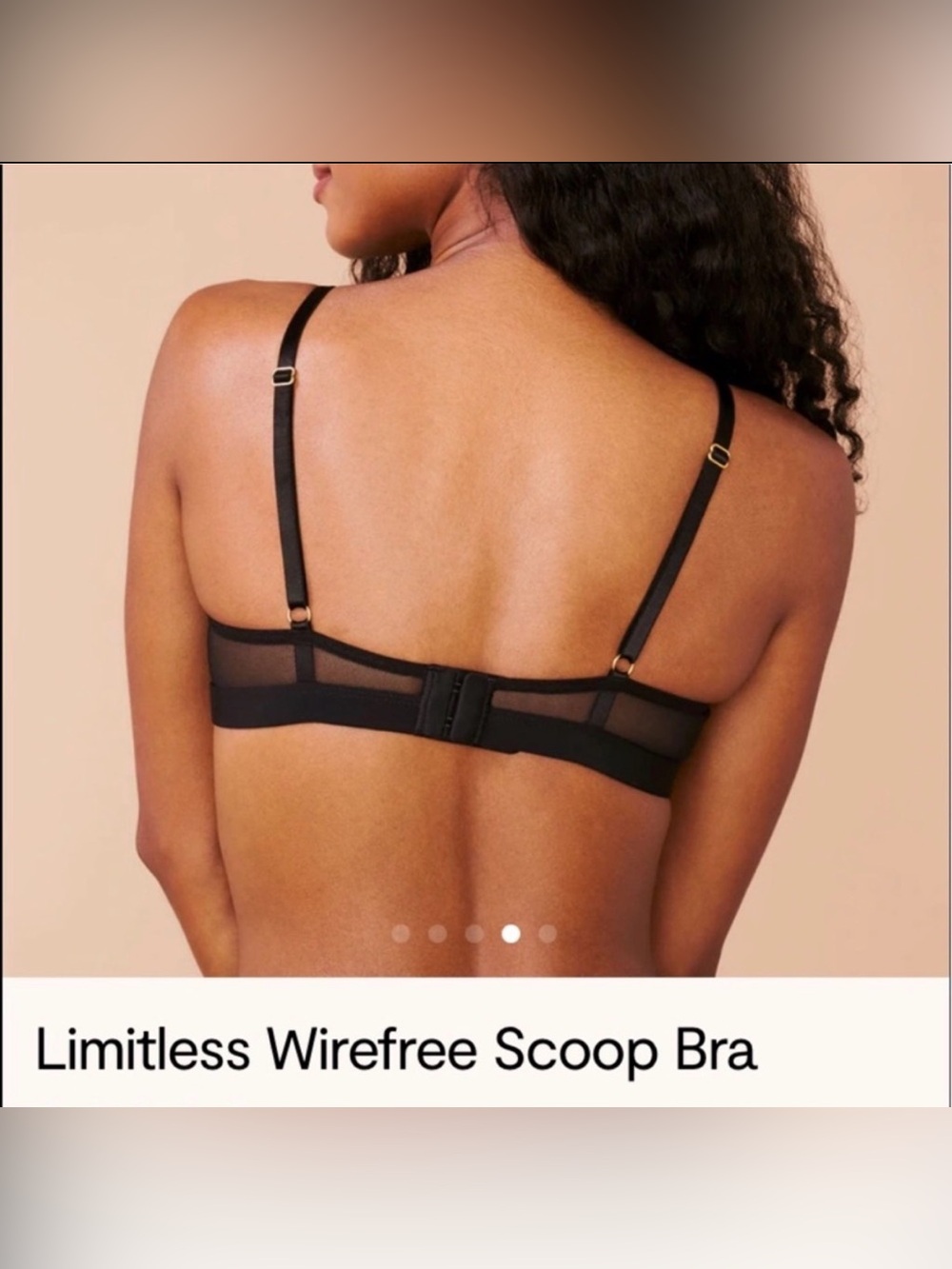 Pepper limitless Wirefree Scoop Bra in Black - Picture 2 of 8
